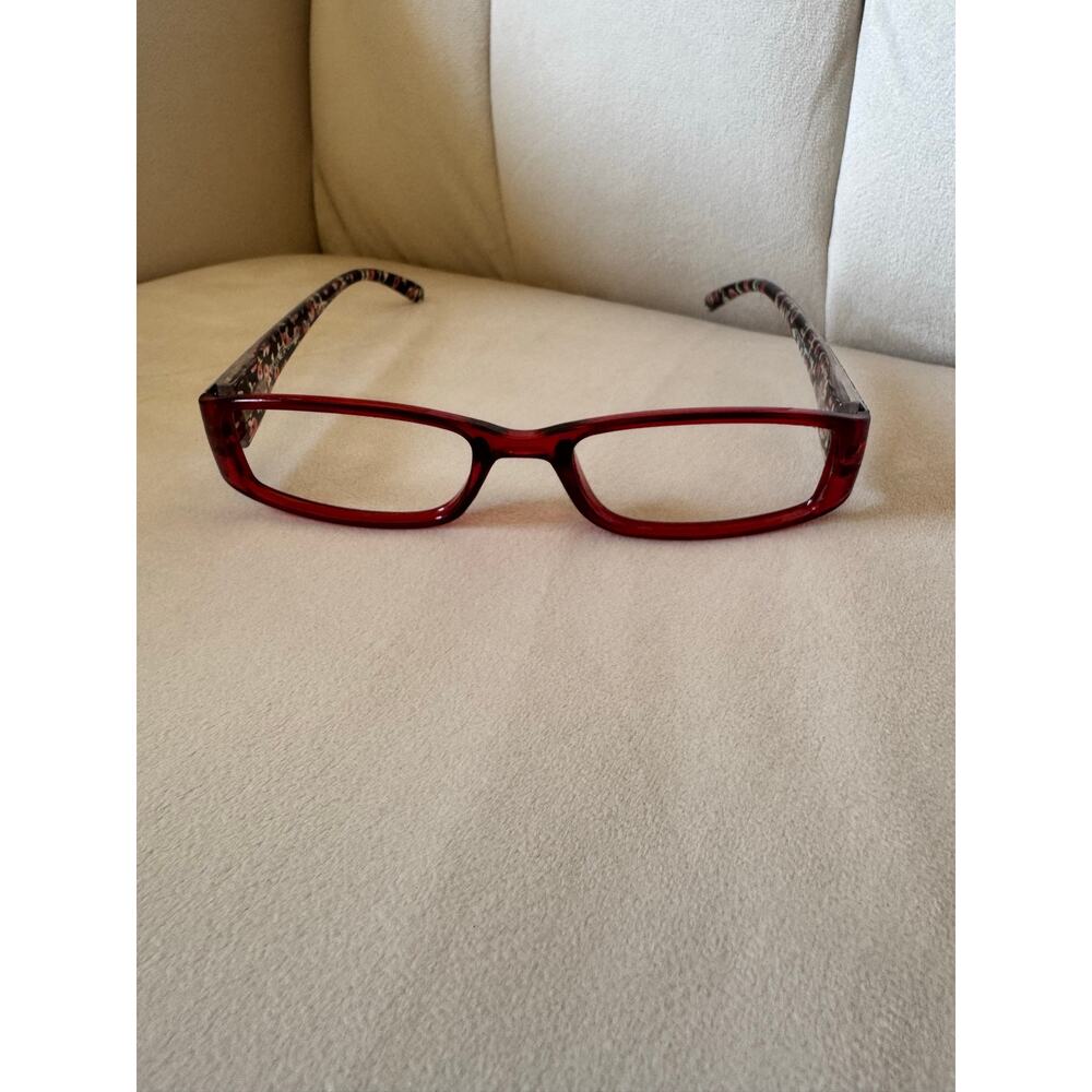 Foster Grant Floral Reading Glasses with Matching Case (Frames)
